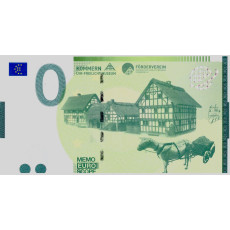 0 Euro biljet Kommern LVR-Freilichtmuseum